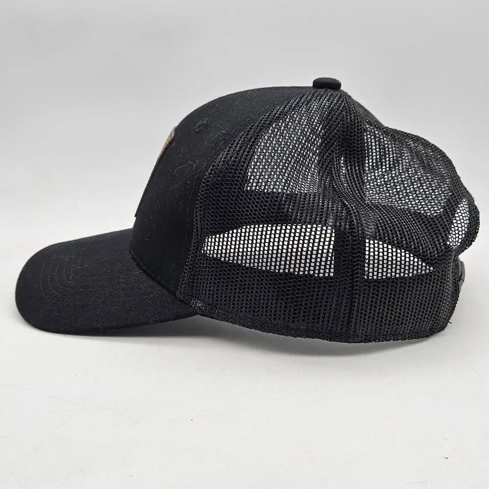 RMEF Team Elk Hat Cap Snap Back Mens One Size Black Mesh Trucker Hunting